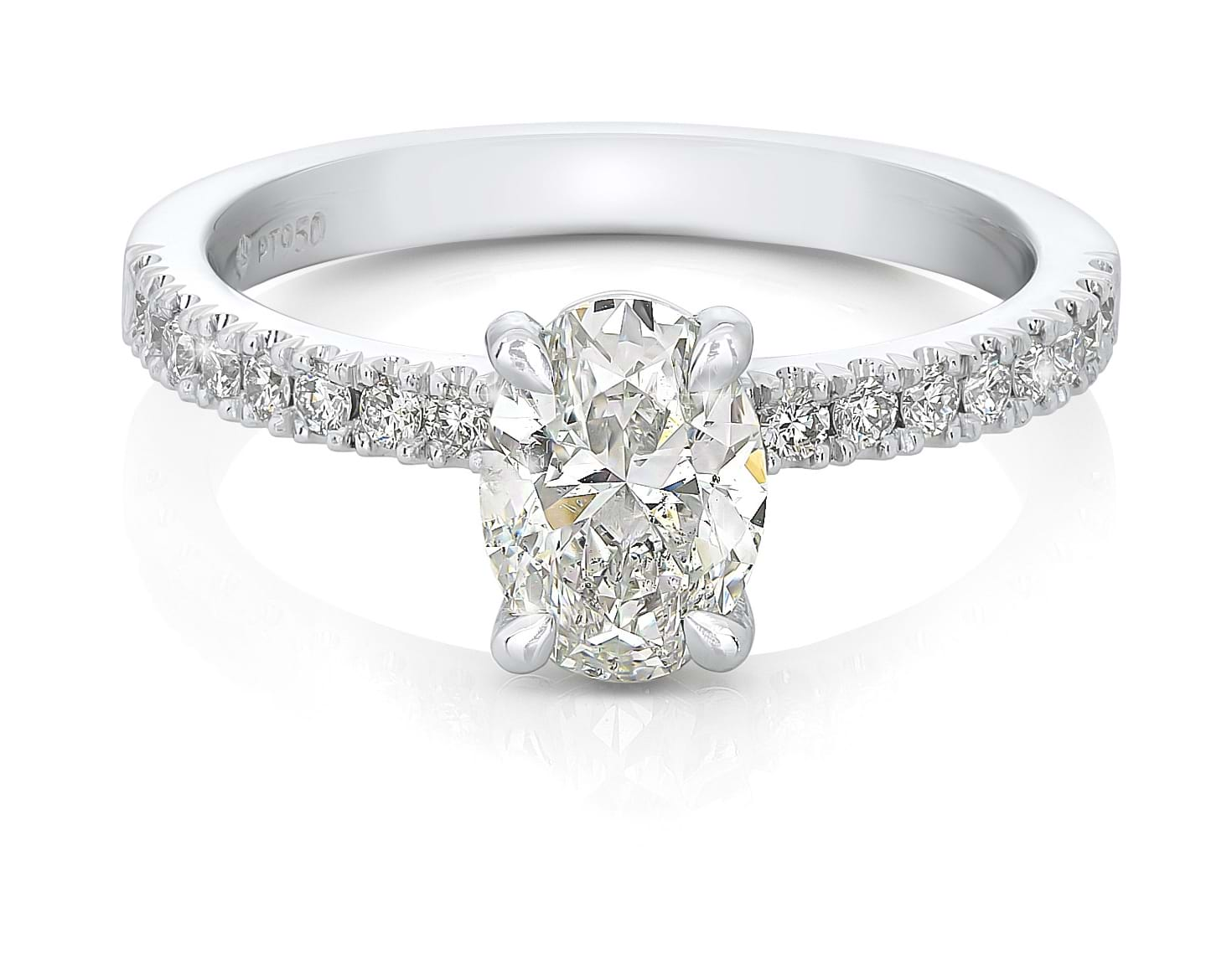 Aria diamond sale ring oval