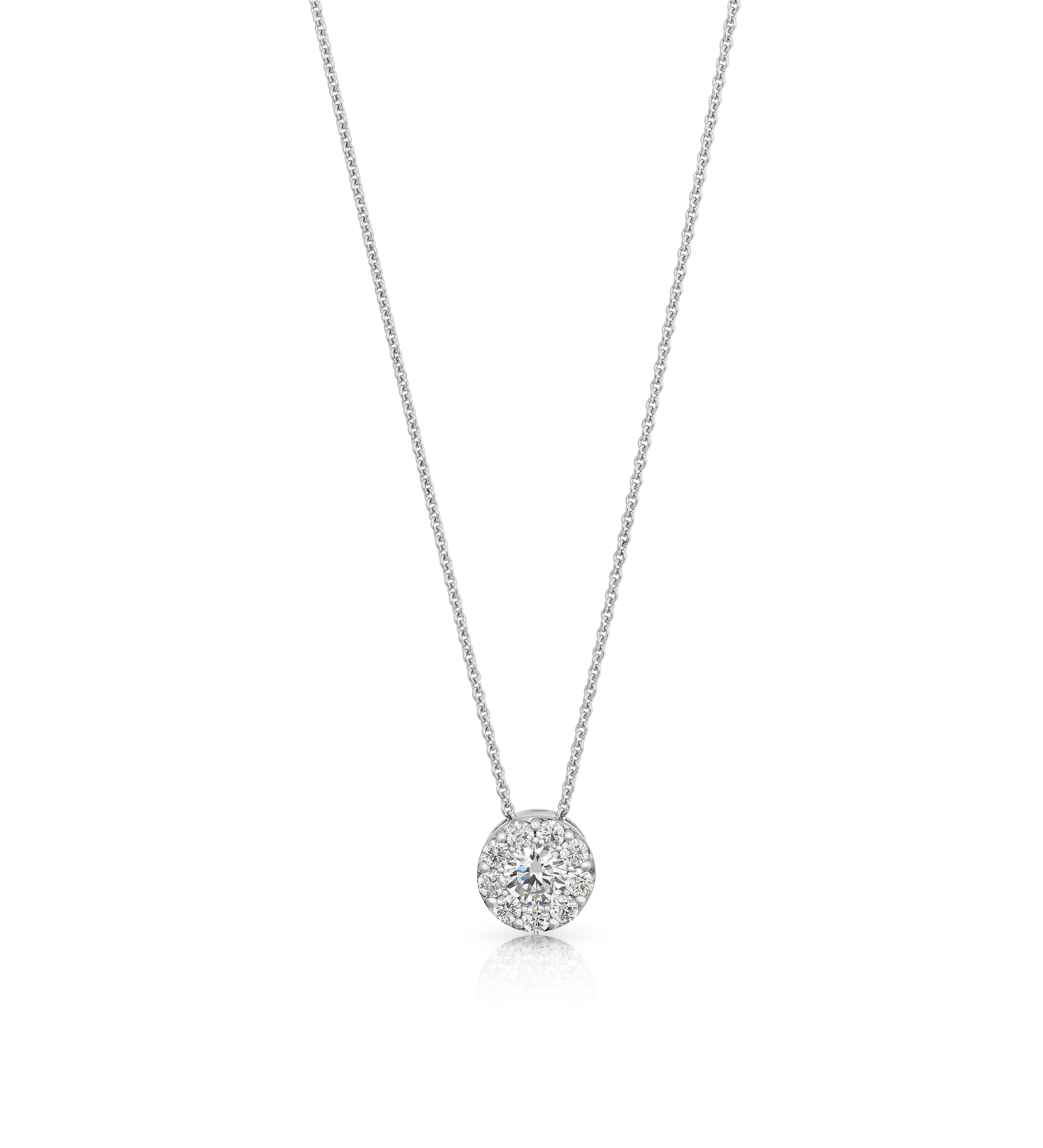 3mm White Diamond Slider Necklace · Rachel Boston