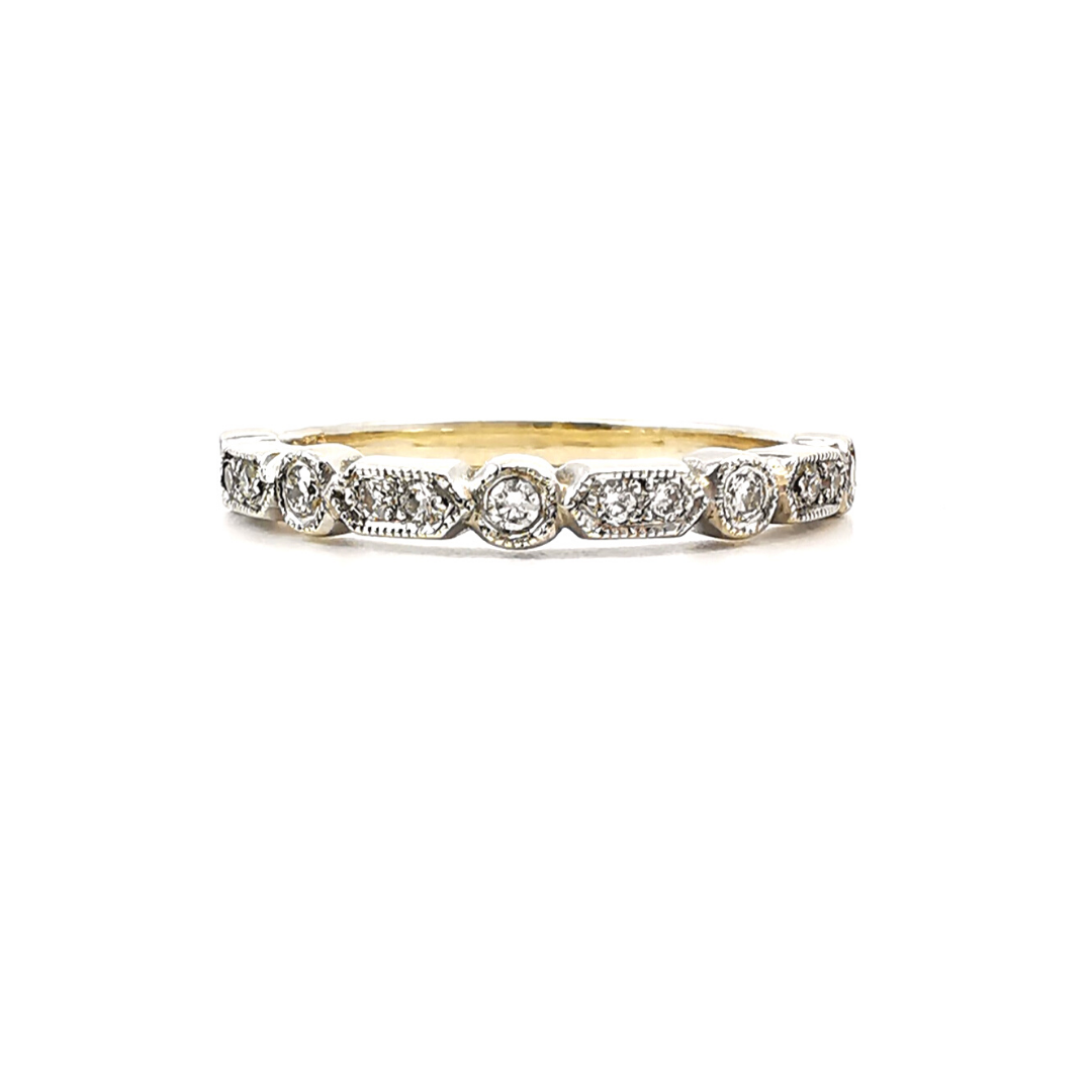 stackable diamond bands